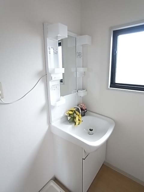 洗面設備　備品は付きません