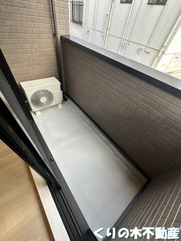 バルコニー　落ち着いた時間を過ごせるバルコニーです