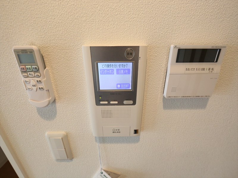 セキュリティ　TVモニター付オートロックシステム