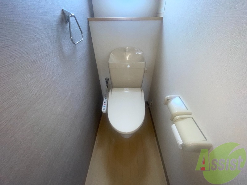 トイレ　トイレには温水洗浄便座もあり衛生面も充実しています。