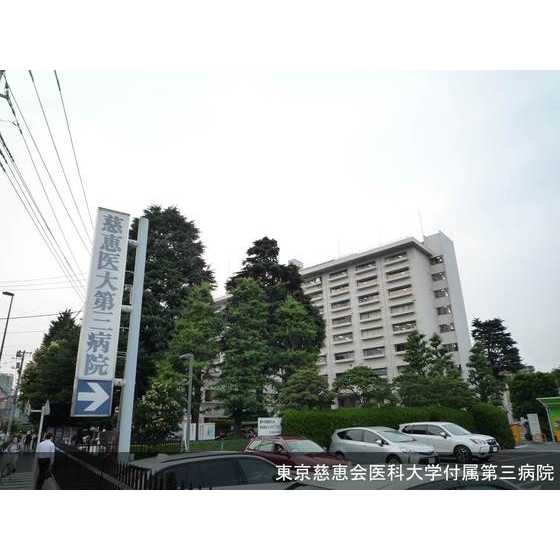 病院　東京慈恵会医科大学付属第三病院（総合）（病院）まで10m