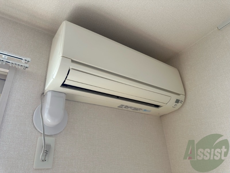 その他設備　エアコンが付いていますので寒暖対策もばっちり。