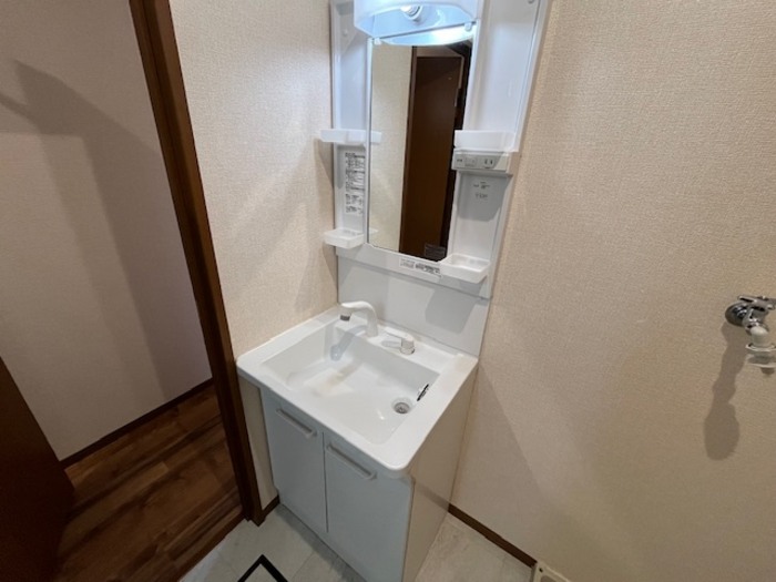 洗面設備　広い洗面スペース