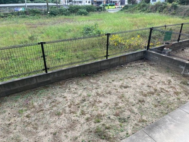 庭　お庭の付いた物件です