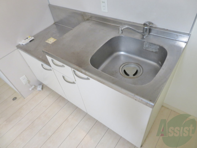 キッチン　キッチンは、シンプルでとても使いやすそうですね。