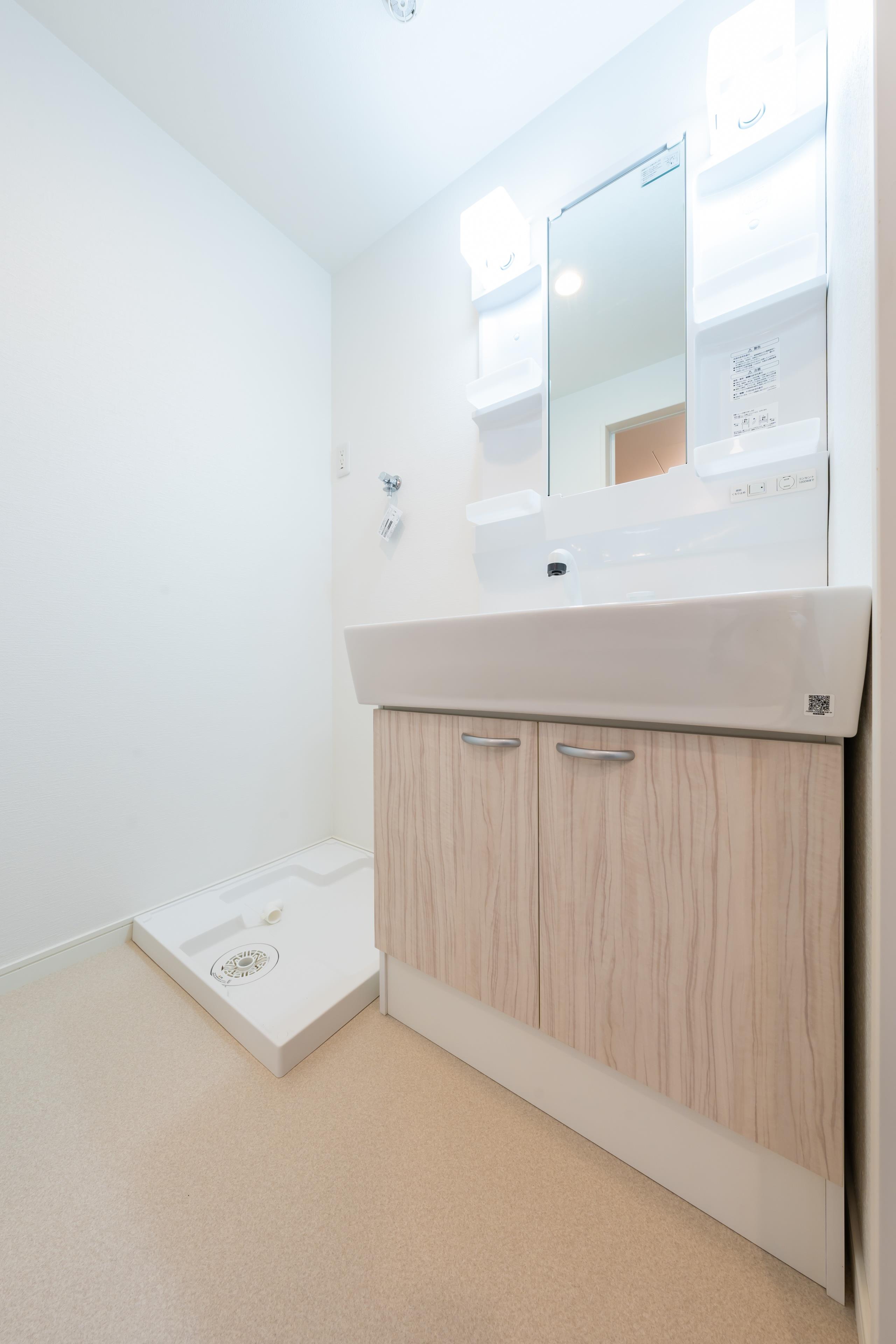 洗面設備　同じ建築会社のイメージ写真になります