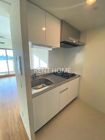 キッチン　対面式２口システムキッチン