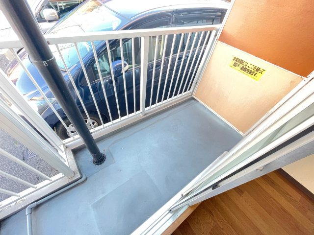 バルコニー　南向きのベランダ