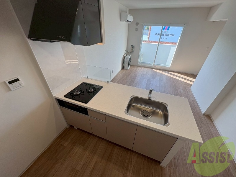 キッチン　システムキッチンなので、すぐお料理に使えます！