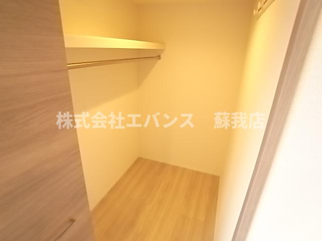 収納　たっぷりとした収納スペースです
