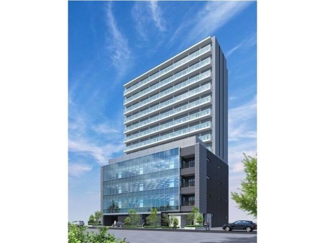 建物外観　完成模型図