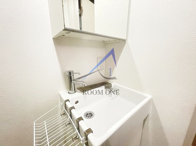 洗面設備　洗面台です。