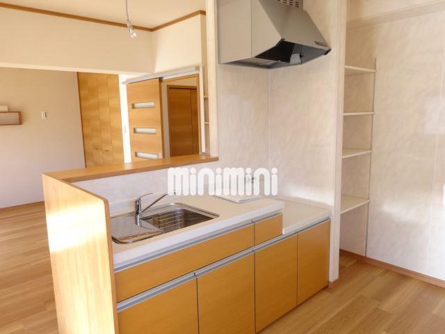 キッチン　段落ちキッチン