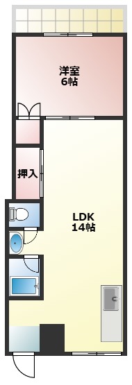 阪山ハイツA棟の間取り写真