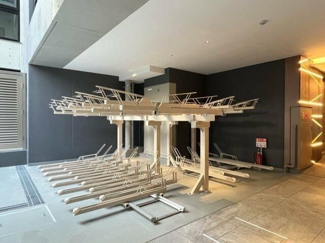 駐車場　駐輪場です