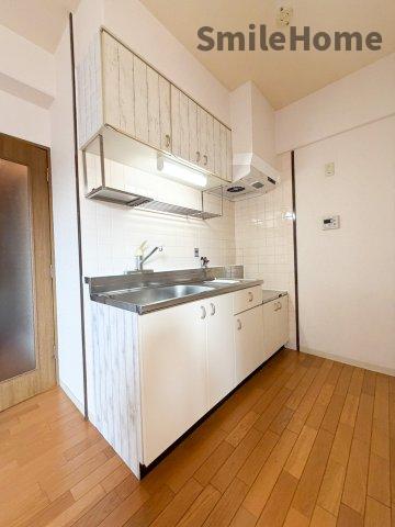 キッチン　ガスコンロ設置可能