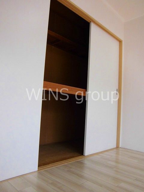 収納　奥行き十分のクローゼット