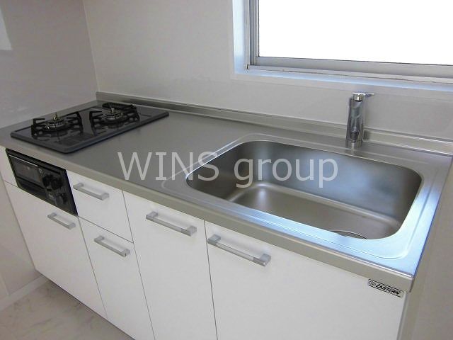 キッチン　ガス2口キッチン