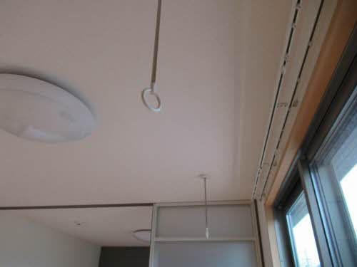 眺望　室内物干し