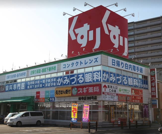 ドラックストア　スギ薬局　林寺店（ドラッグストア）まで520m