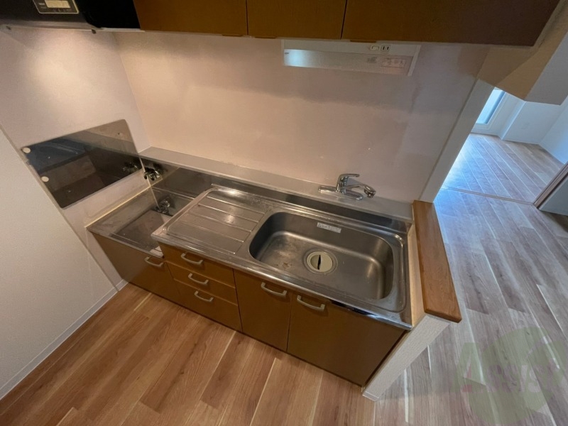 キッチン　ガスキッチンです。２口コンロが設置できます。