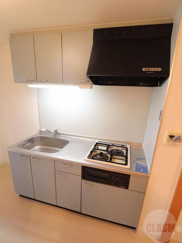 キッチン　２口コンロでお料理も捗ります