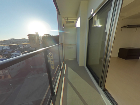 バルコニー　※別部屋の写真です