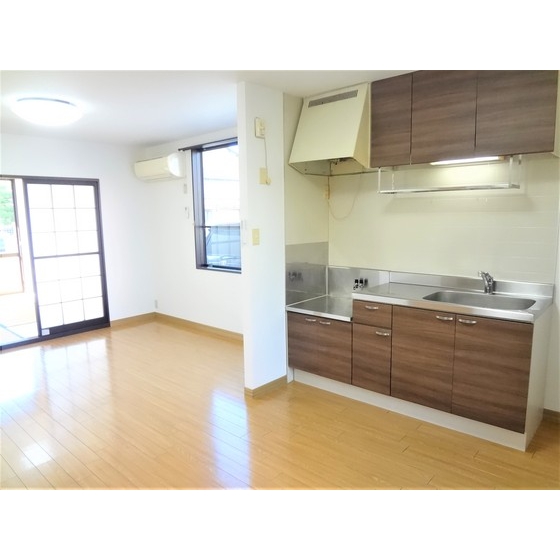 キッチン　２口ガスコンロ設置ＯＫ