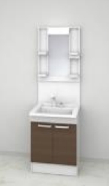 洗面設備　建築中の為、内装パース