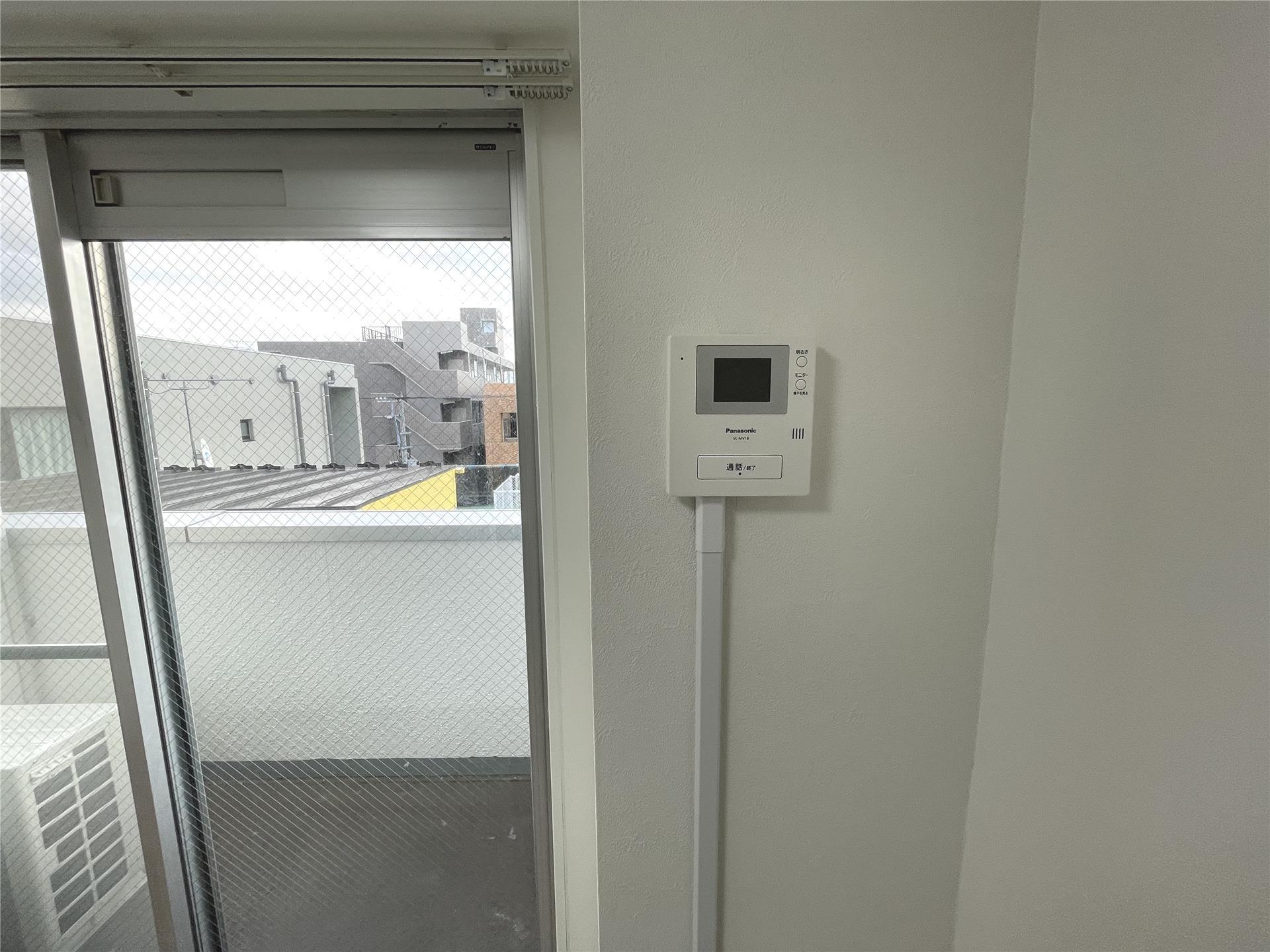 セキュリティ　ＴＶモニターホン付きです