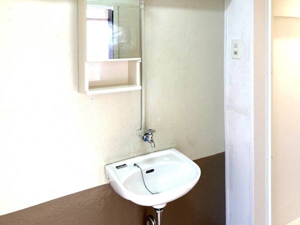 洗面設備　ビレッジハウスの同一物件・同一タイプの間取りの写真です