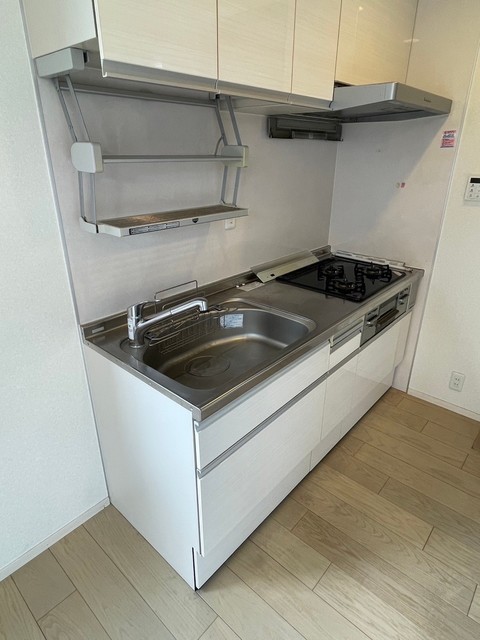 キッチン　★グリル付きガス３口システムキッチン★