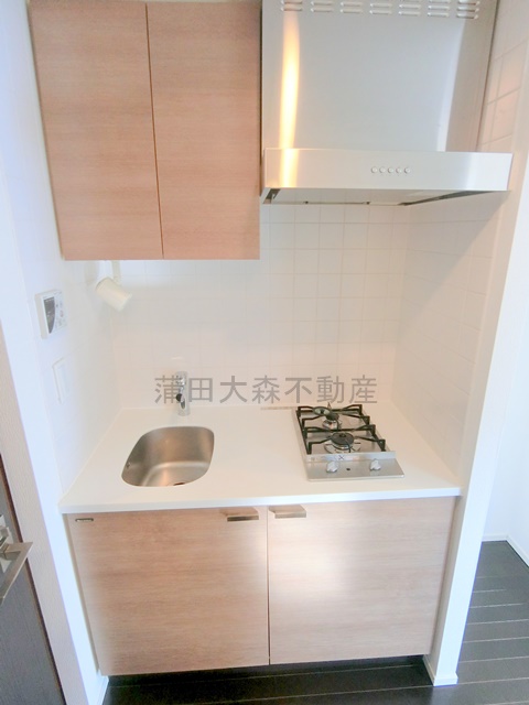 キッチン　２口ガスシステムキッチン