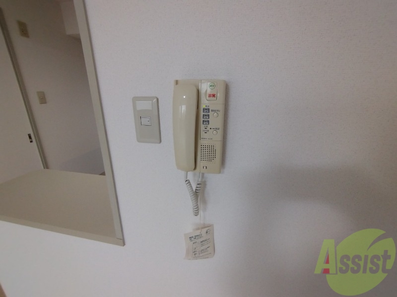 セキュリティ　インターホンは通話ができるので急な訪問があっても安心です