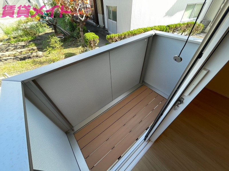 バルコニー　別部屋参考写真です。