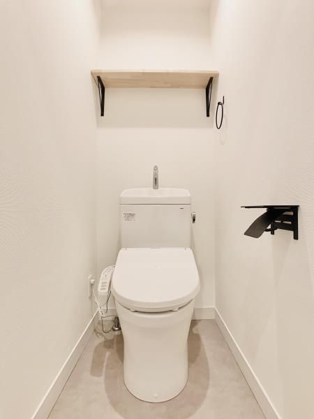 トイレ　ゆったりとした空間のトイレです