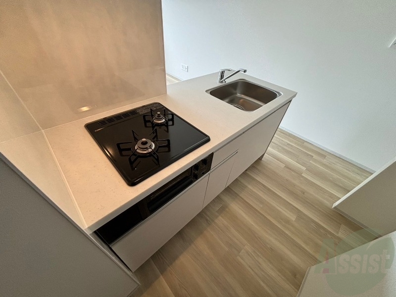 キッチン　システムキッチンなので、すぐお料理に使えます！