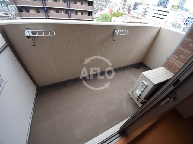 バルコニー　レジュールアッシュ天王寺　バルコニー