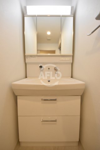 洗面設備　プレジオ天満　独立洗面台