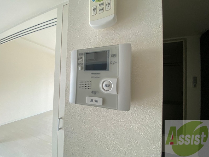 セキュリティ　インターホンで来客確認ができます。安心ですね。