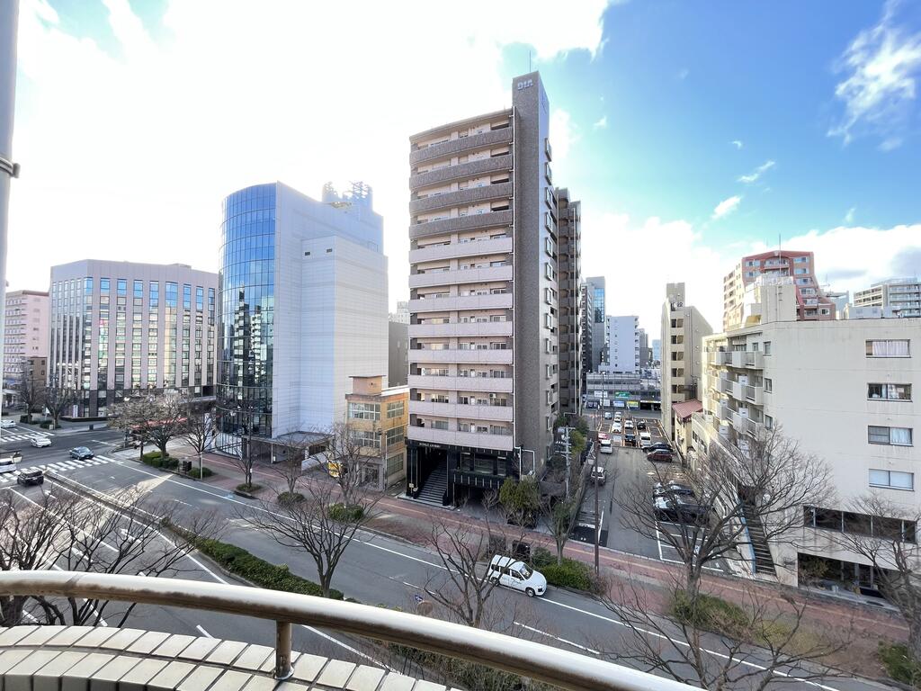 眺望　古町エリアが見えます！