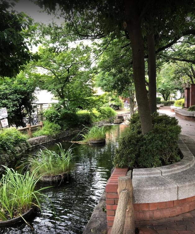 公園　五反野親水緑道（公園）まで586m