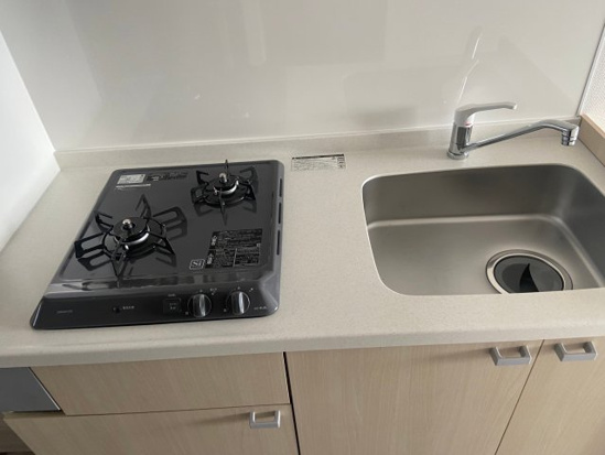 キッチン　ガス2口コンロ♪※同施工別建物