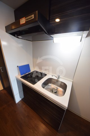 キッチン　セオリー大阪城サウスゲート　2口ガスシステムキッチン