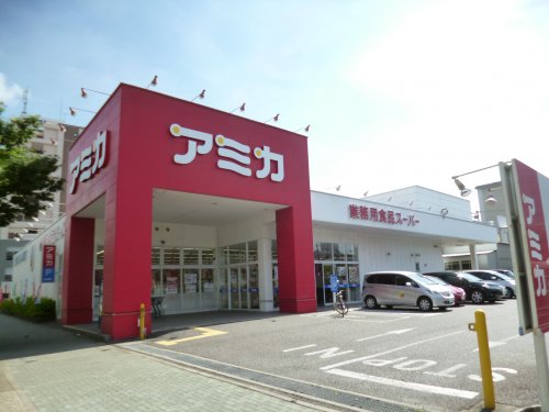 スーパー　アミカ堀田店（スーパー）まで49m