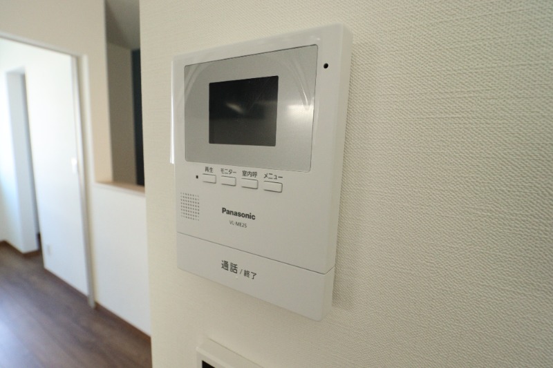 セキュリティ　テレビ付きインターホン！