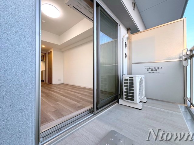 バルコニー　お洗濯にも便利なバルコニー付き