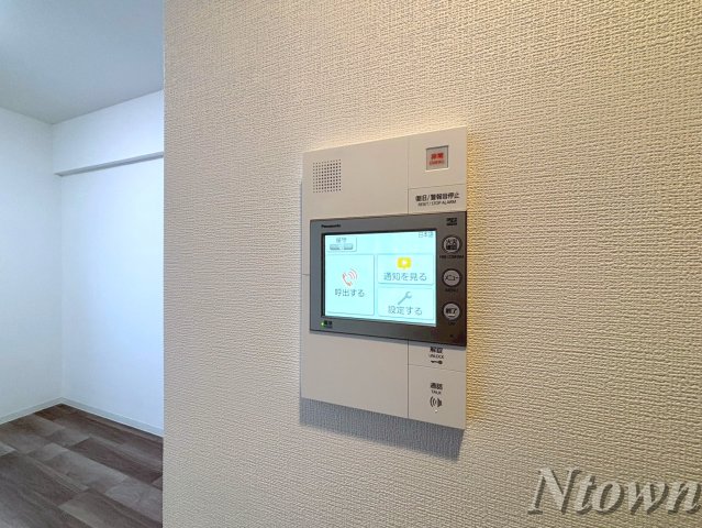 セキュリティ　モニター付きです