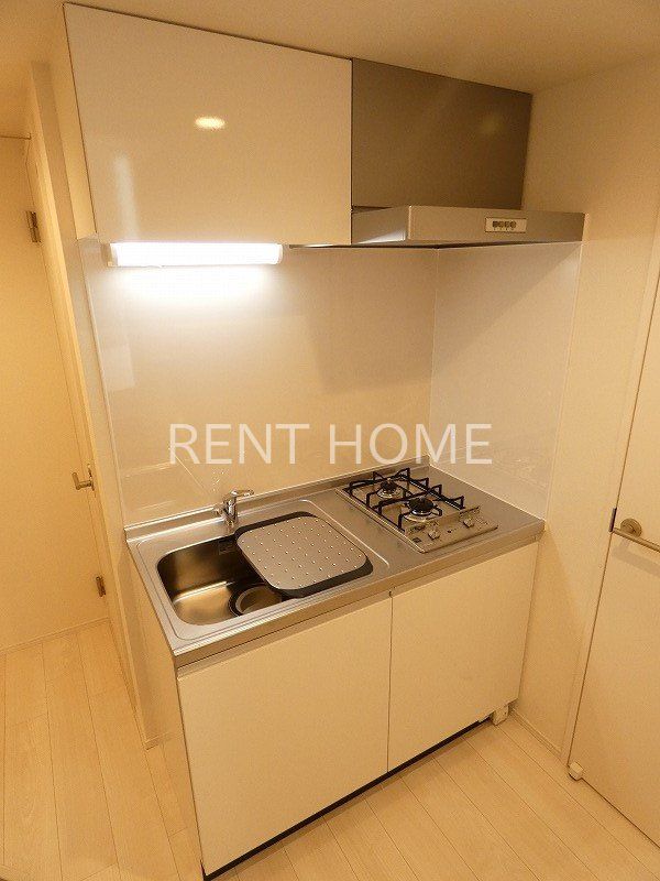 キッチン　２口ガスコンロ付き