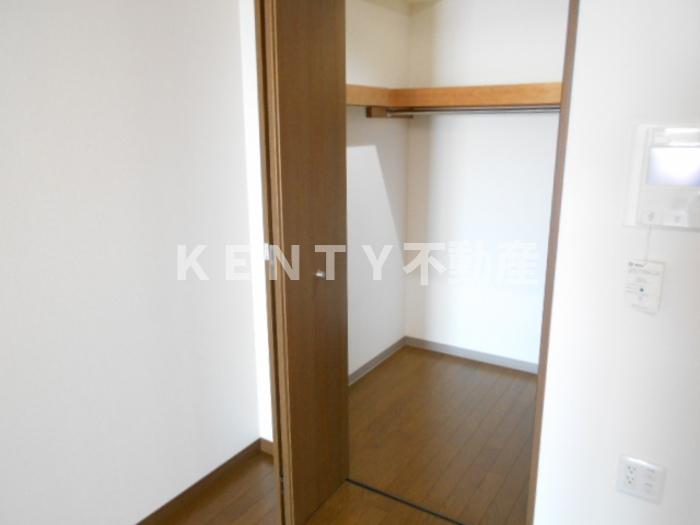 収納　たっぷりとした収納スペースです